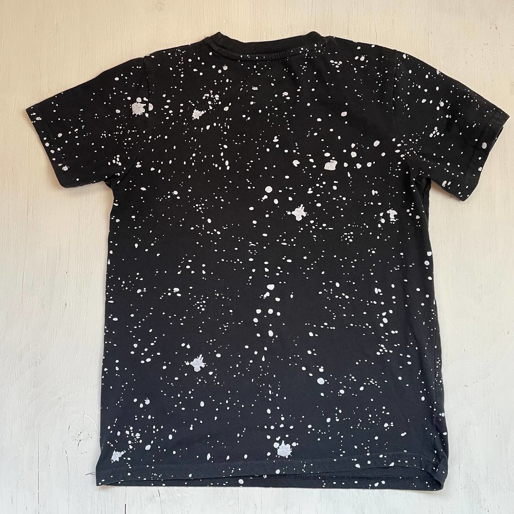 S1OPE Hype Tee Black Gold Paint Splatter Boys Size 16/18 - Picture 3 of 6